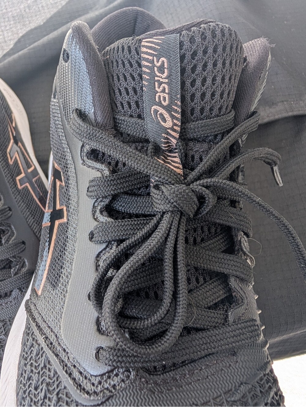 ASICS Netburner Ballistic FF MT 3 Womens Volleyball Shoes Size 7.5 Blk/Rose Gold - Picture 11 of 11